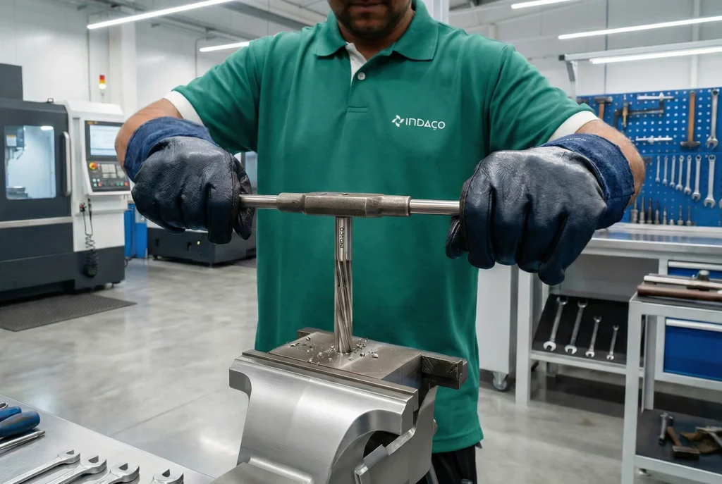 Comparativo direto entre alargadores manuais e de máquina